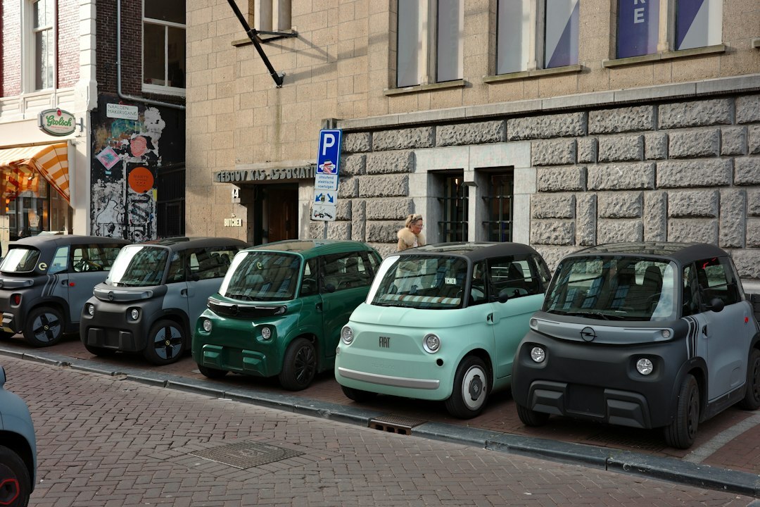 compact city car parked